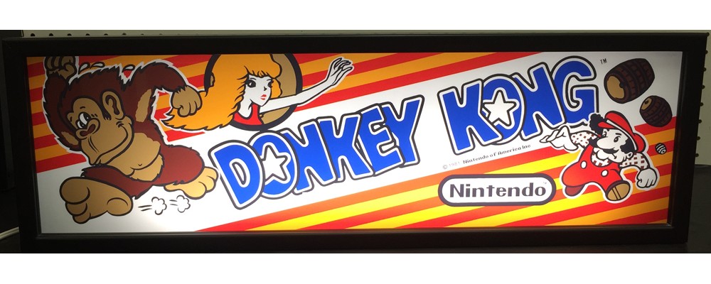 Donkey Kong Arcade Marquee - Lightbox - Nintendo